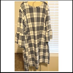 Black and White Dress Sz 3X